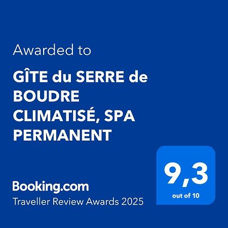 Gite Du Serre De Boudre Climatise, Spa Permanent Buisson Exterior foto