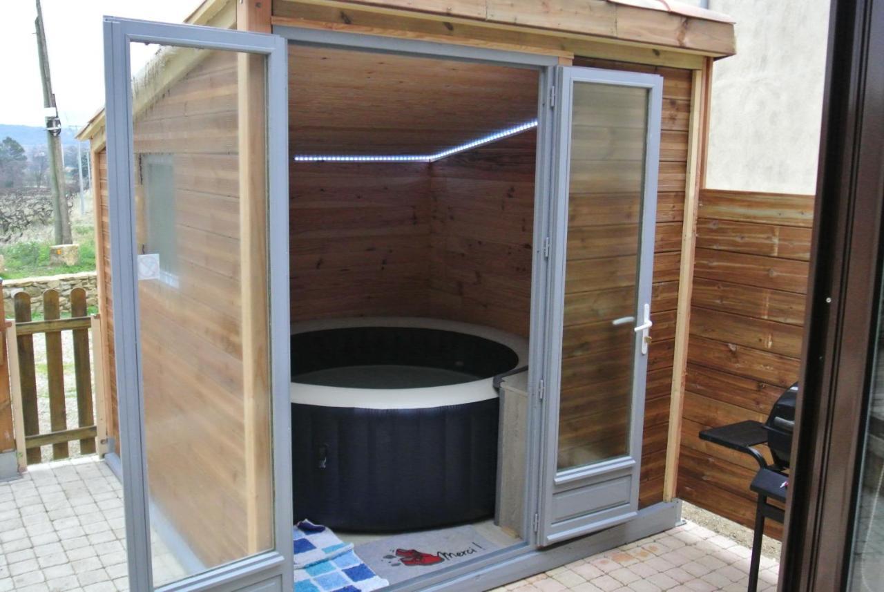 Gite Du Serre De Boudre Climatise, Spa Permanent Buisson Exterior foto