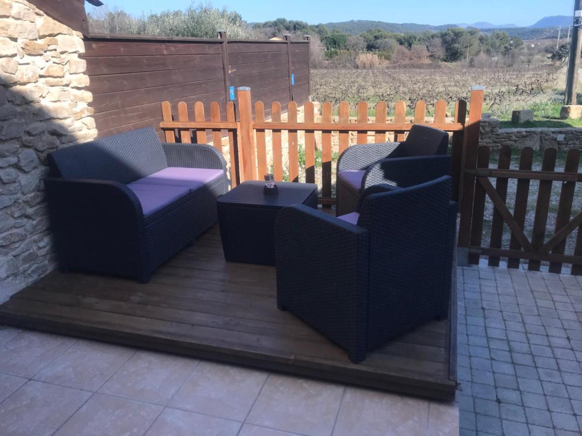 Gite Du Serre De Boudre Climatise, Spa Permanent Buisson Exterior foto