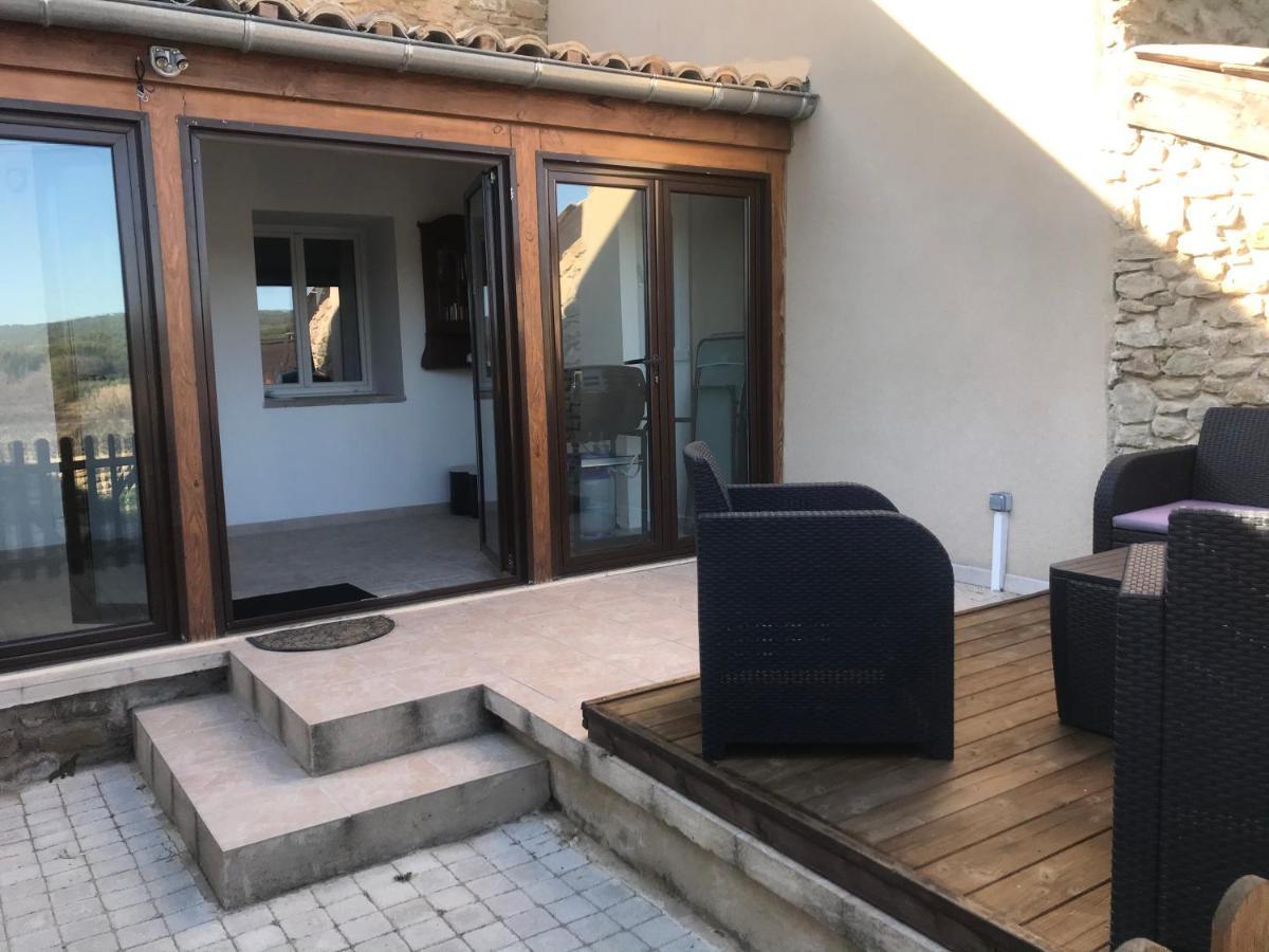 Gite Du Serre De Boudre Climatise, Spa Permanent Buisson Exterior foto